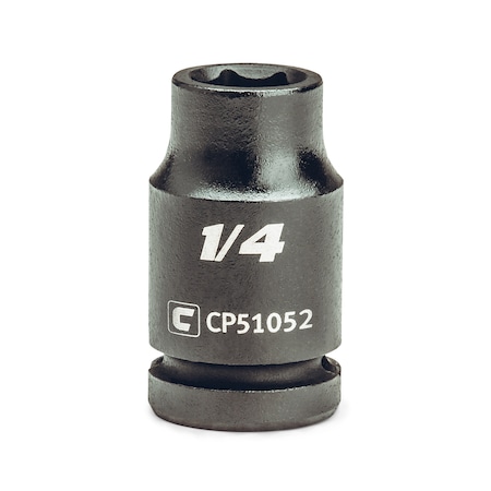 Capri Tools 1/4 in Drive 1/4 in 6-Point SAE Shallow Impact Socket CP51052